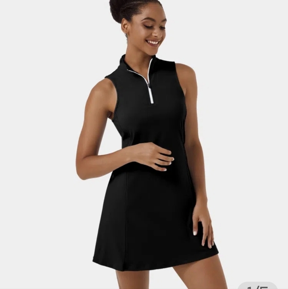 HALARA Dresses Halara Golf Dress 2pc Set Plus Size 2xl Black Nwt